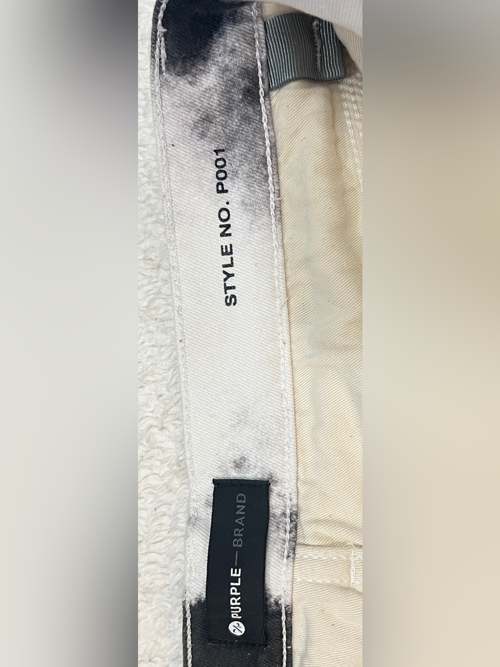 Men’s Purple Brand P0001 Cloud Print Distressed Slim-Fit Jeans Size 28 - Picture 12 of 15